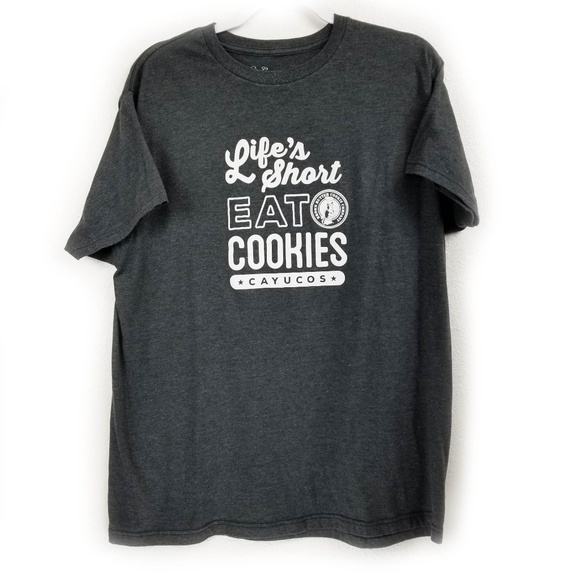 Stylemaster T-Shirt Lifes Short Eat Cookies XL - Picture 1 of 5